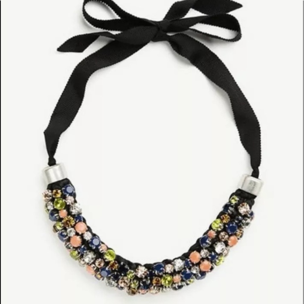 Ann TAylor Banana Statement Necklace 36” Long